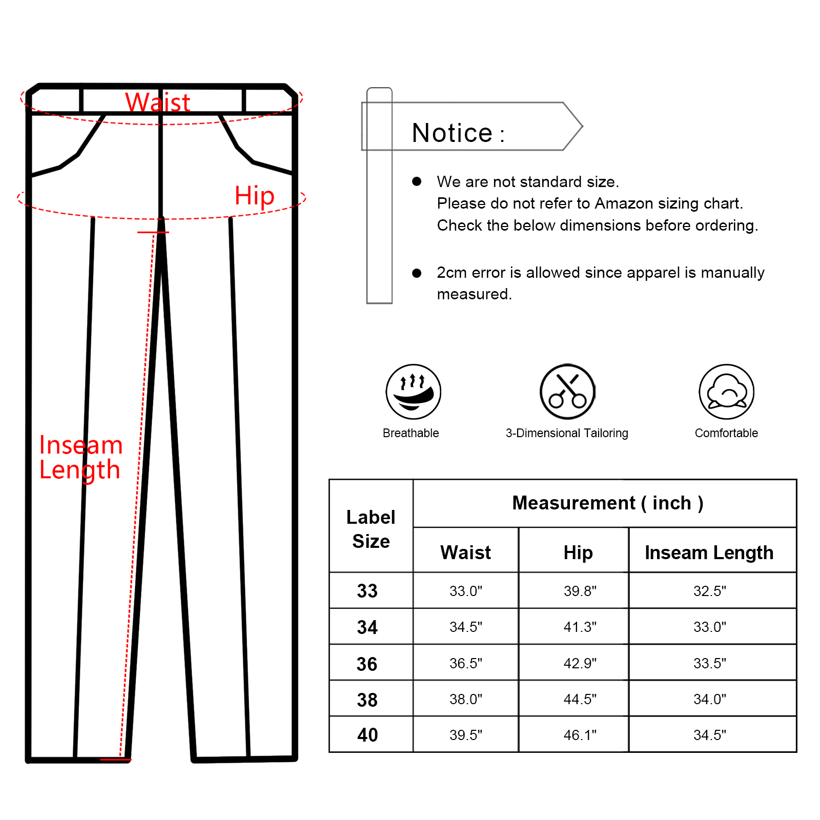 Alizeal Mens Plaid Dress Pants Hidden Expandable Waist Business Trousers Slim Fit, Gray