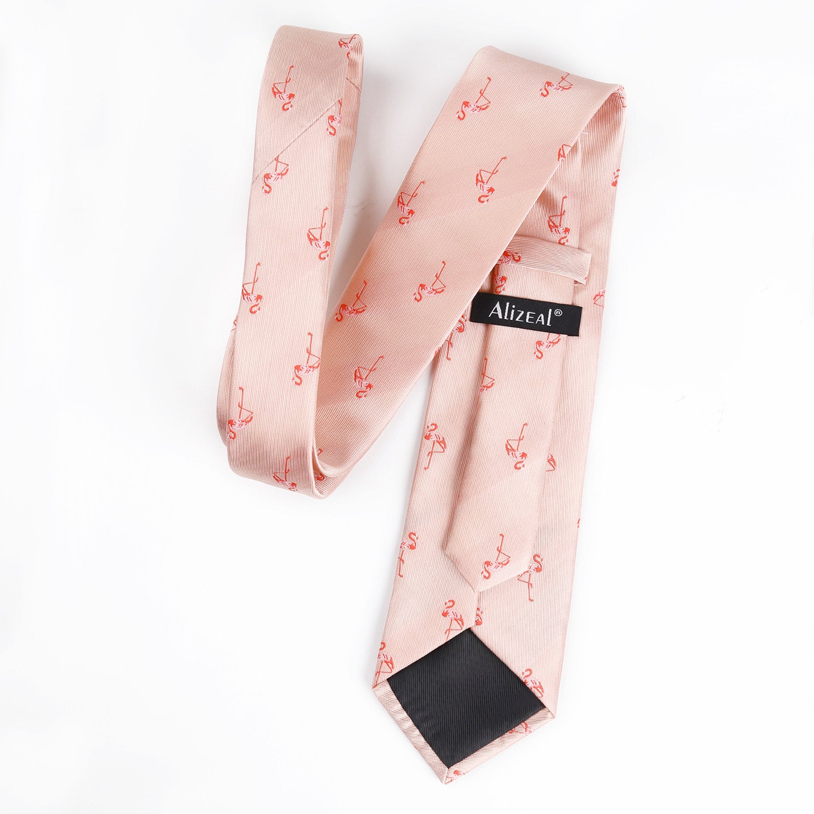 Adult Regular Size Flamingo Patterned Necktie #073