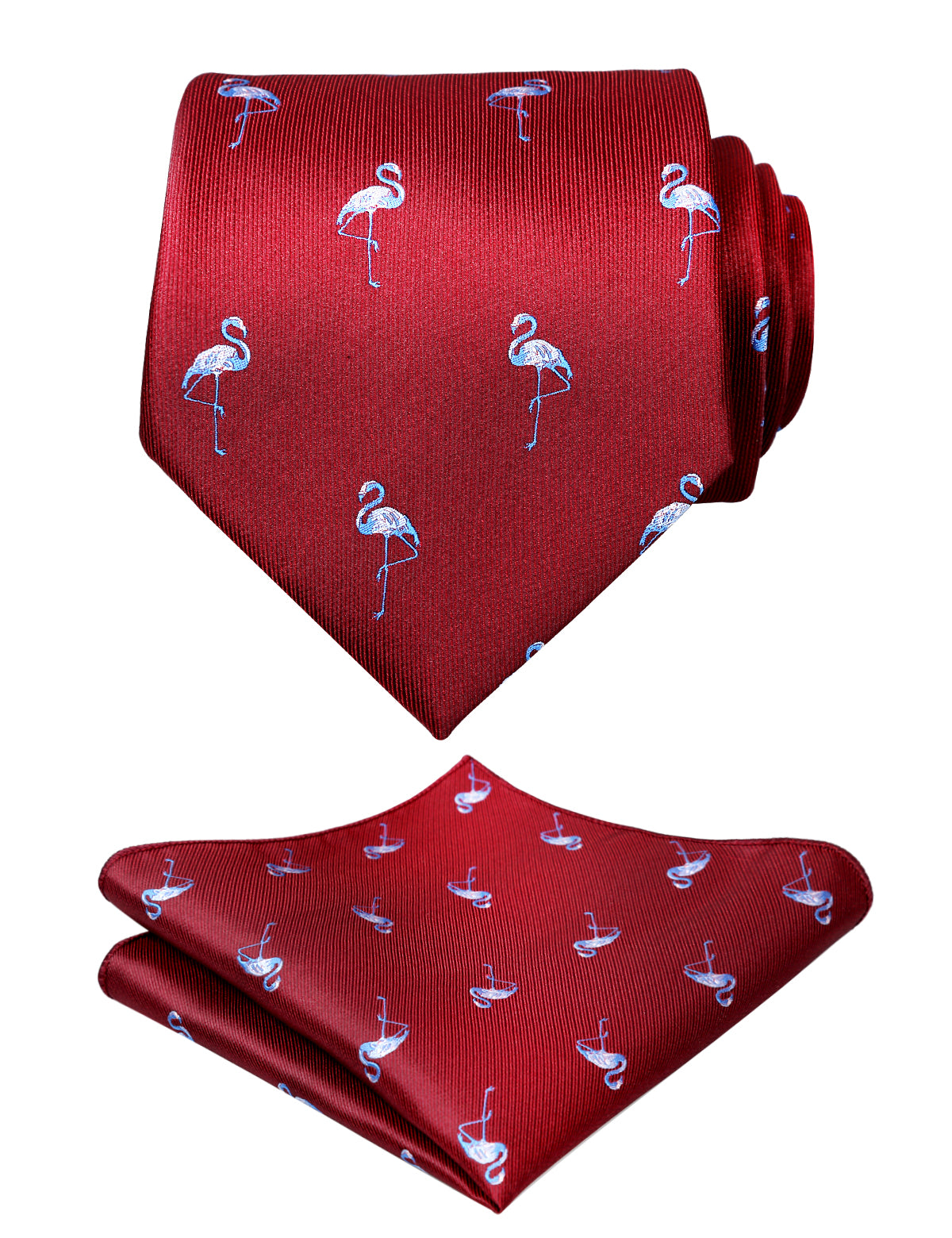 Adult Regular Size Flamingo Patterned Necktie #073