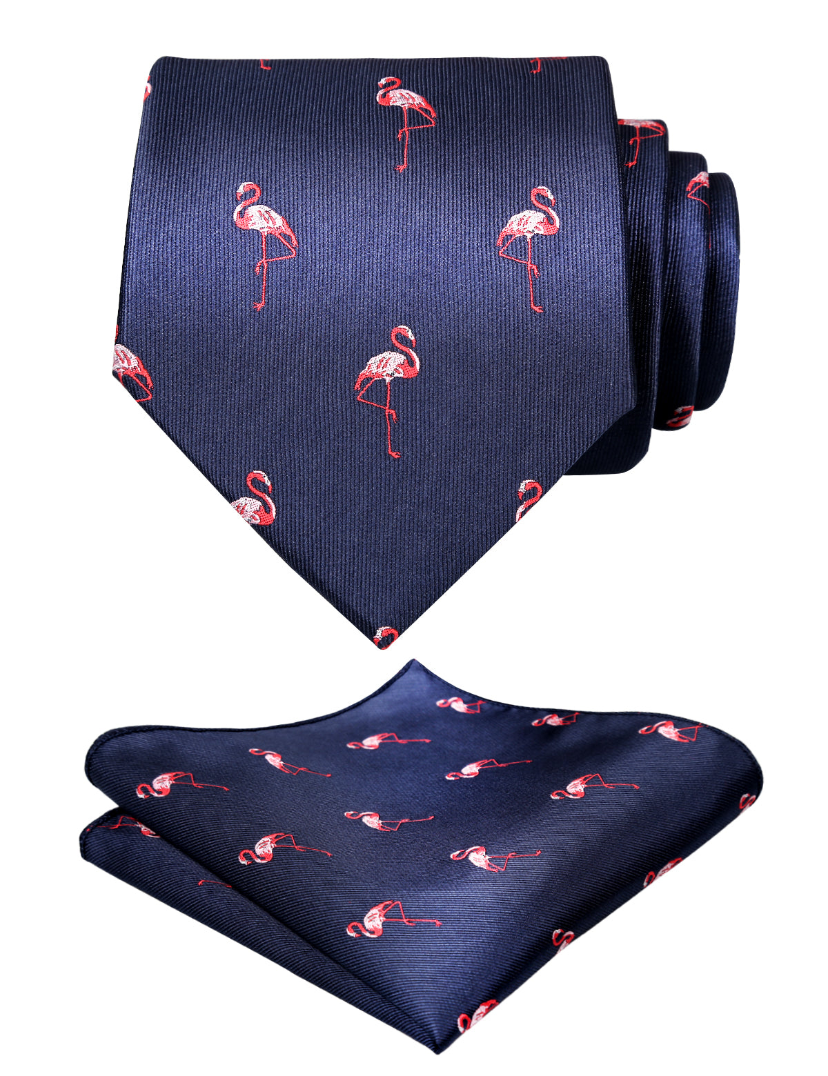 Adult Regular Size Flamingo Patterned Necktie #073