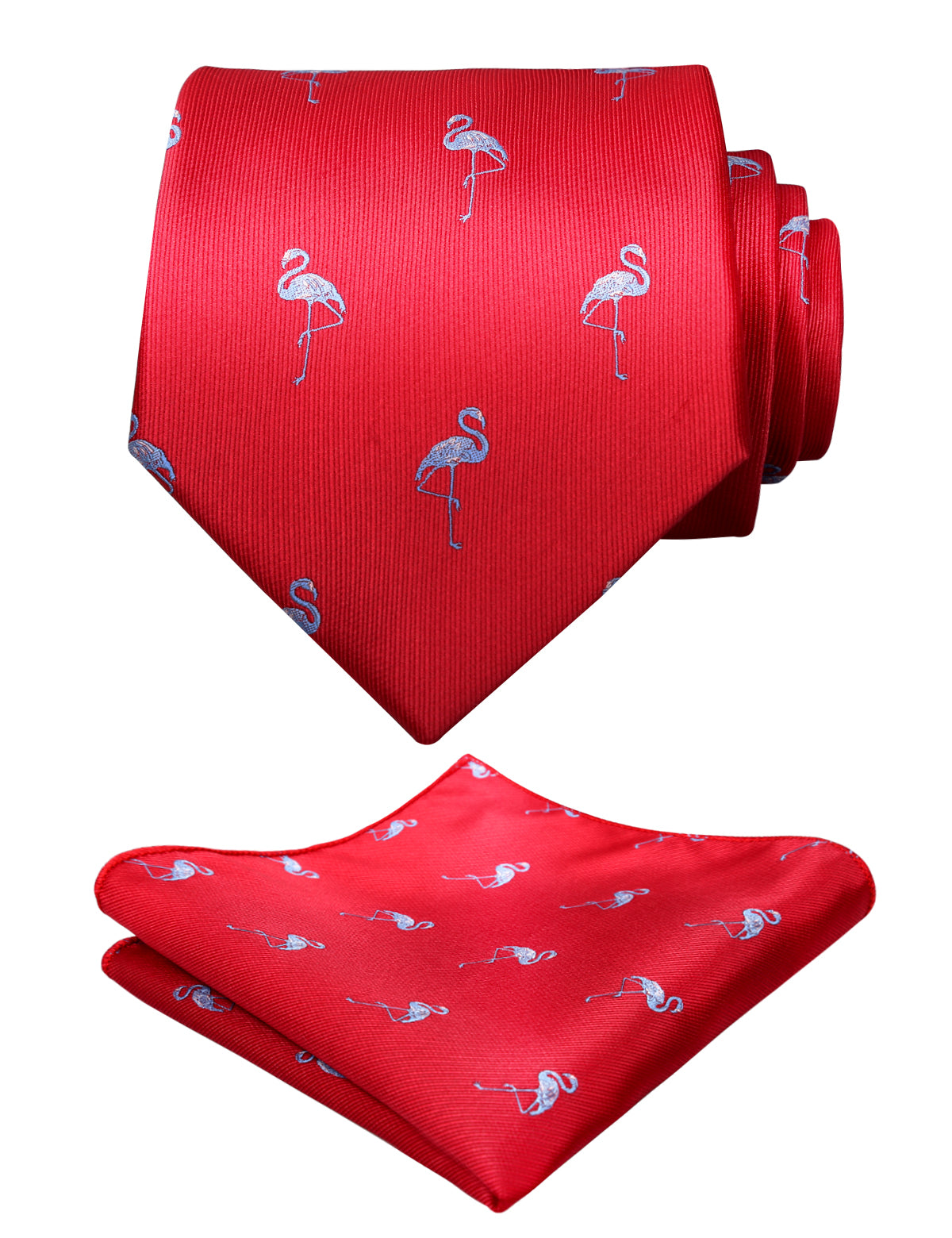 Adult Regular Size Flamingo Patterned Necktie #073