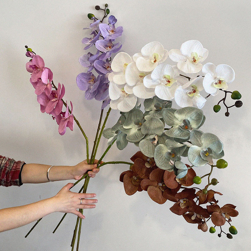 Artificial Phalaenopsis Flower Wedding Table Bouquet Decoration