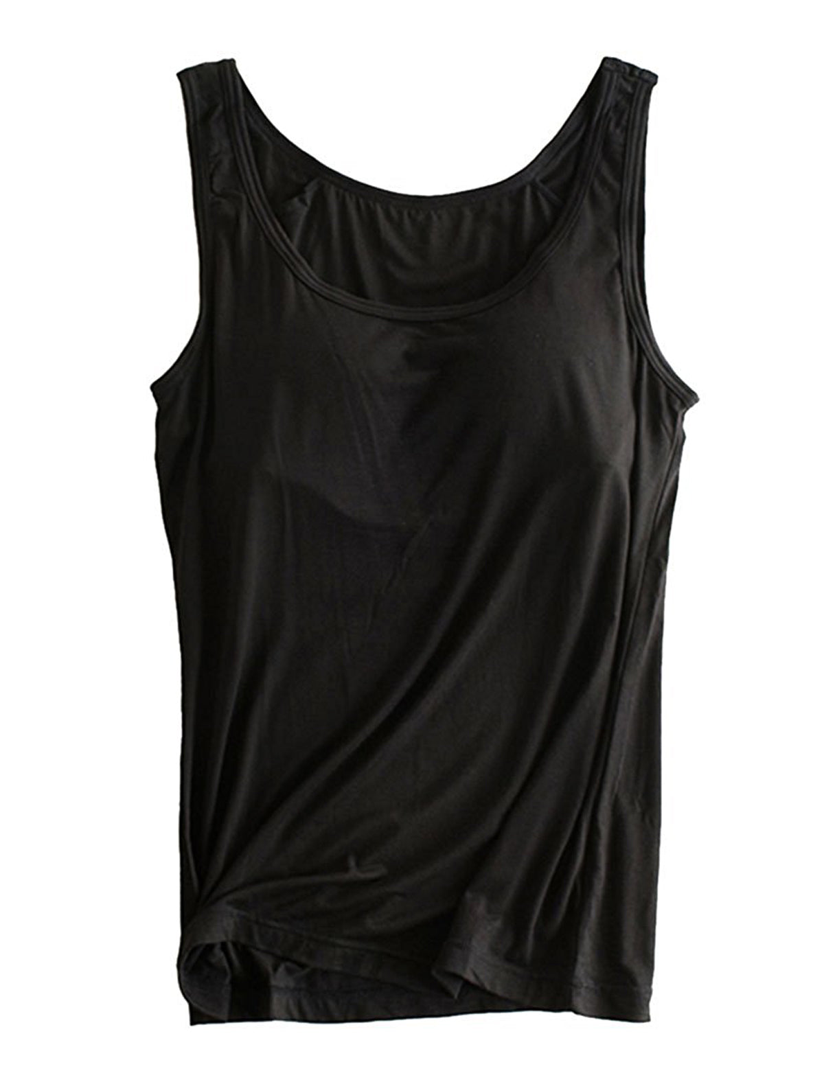 Buy Bwitch Seamless Camisole With In-Built Panty - Black at Rs.360 online