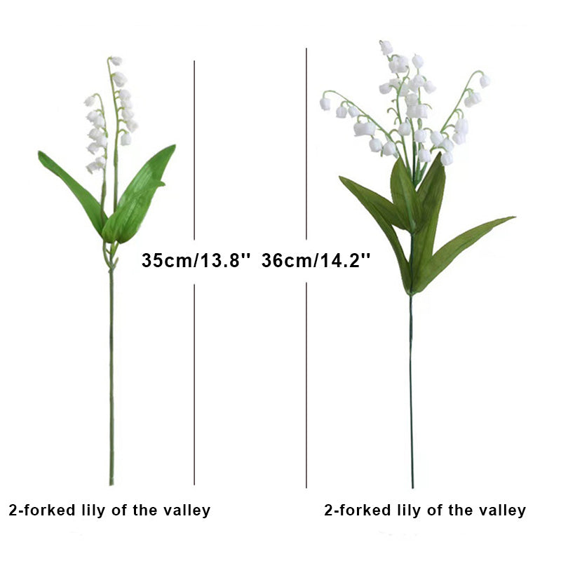 Artificial Lily of the Valley Flower Benchmark Bouquets Decoration