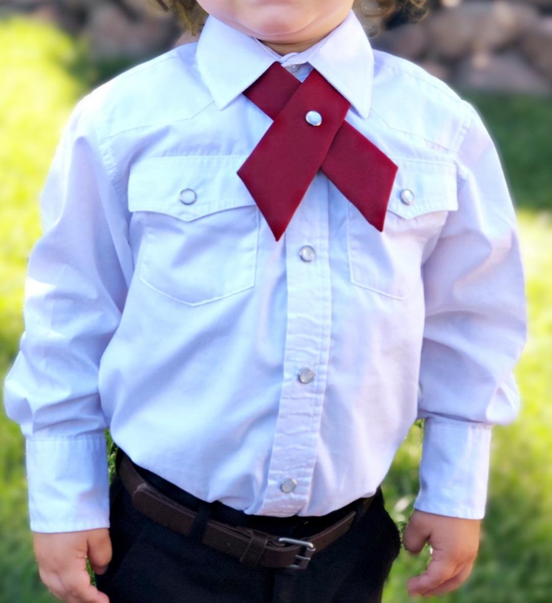 Students Solid Criss-cross Bow Ties for School-066