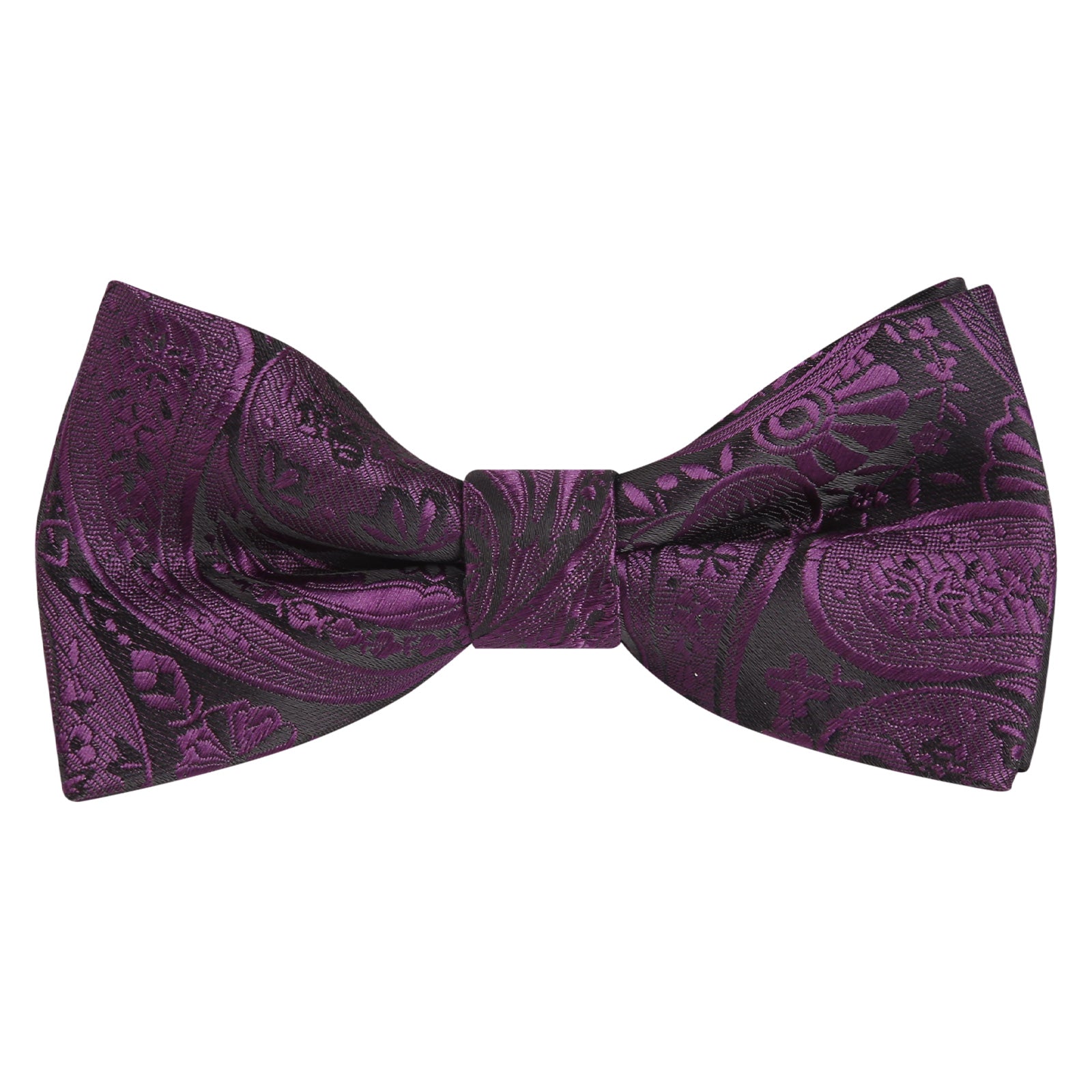 Alizeal Boy's Classic Paisley Bow Tie Pre-tied, 017