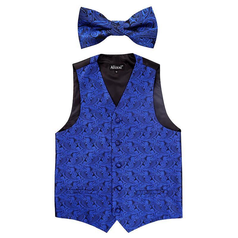 Blue hot sale paisley waistcoat