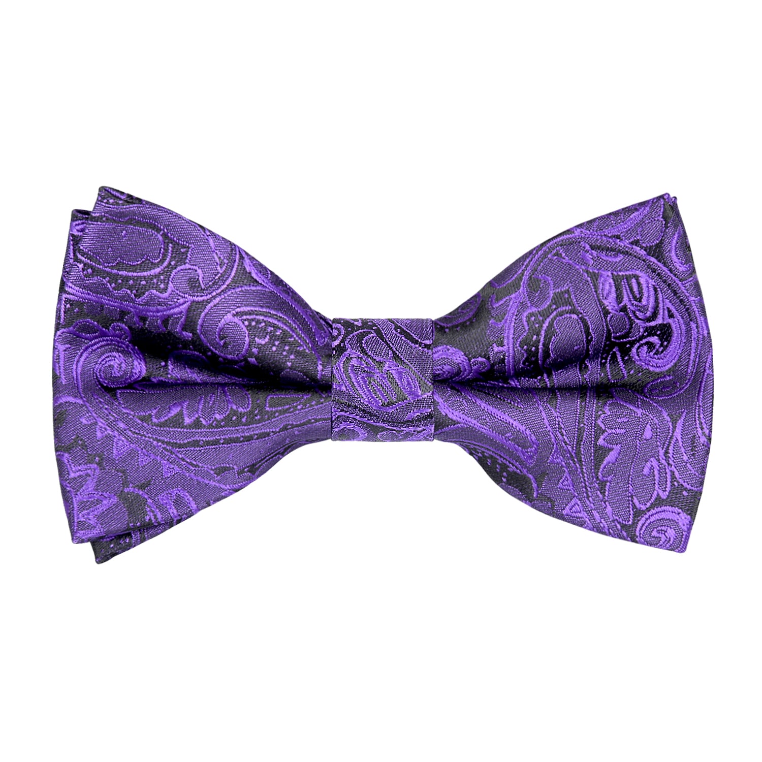 Boys Adjustable Pre-tied Paisley Bow Tie-081