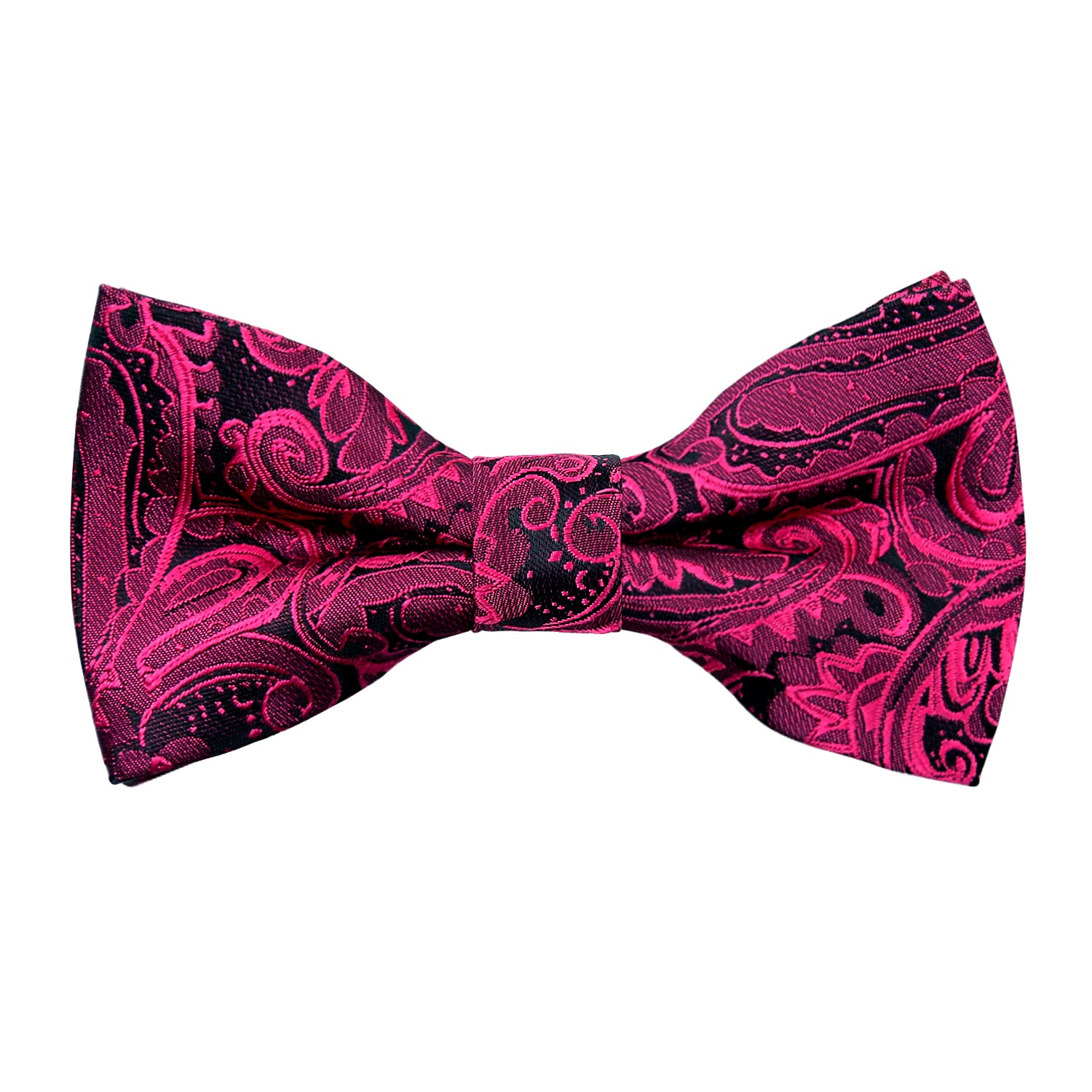 Boys Adjustable Pre-tied Paisley Bow Tie-081