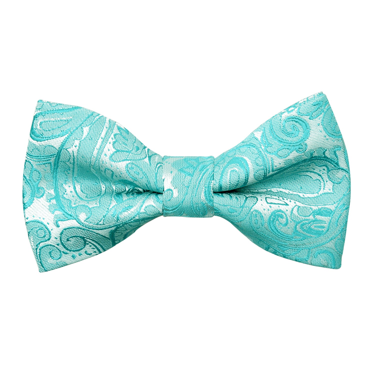 Boys Adjustable Pre-tied Paisley Bow Tie-081