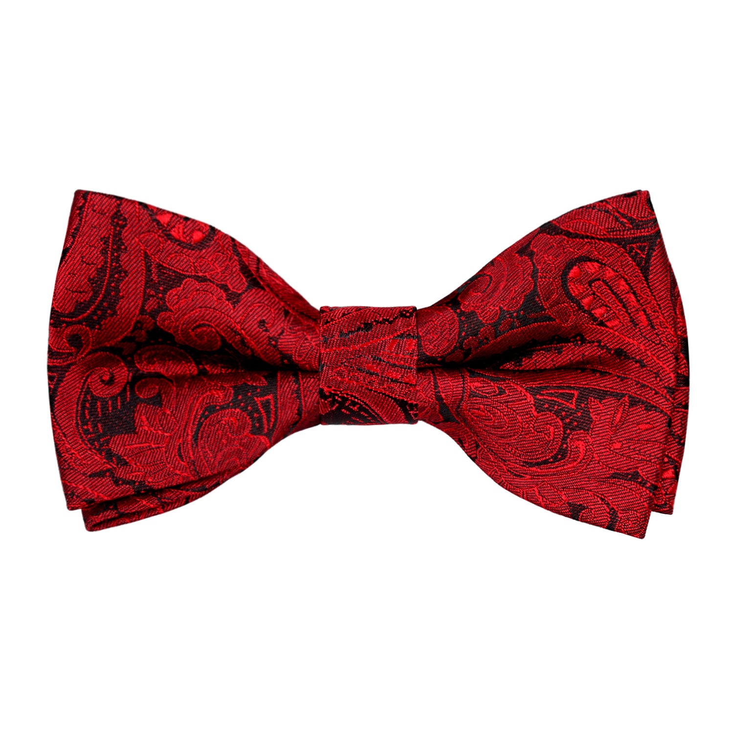 Boys Adjustable Pre-tied Paisley Bow Tie-081