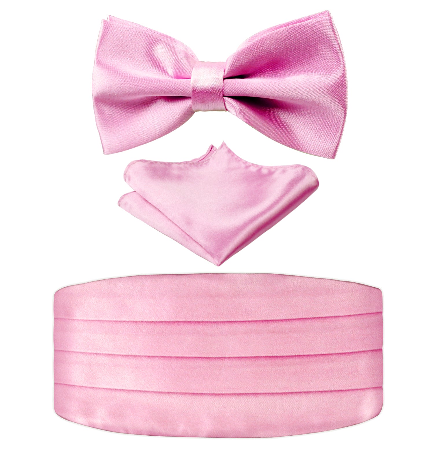 Men's Prom Bow Tie, Handkerchief and Cummerbund Set-132