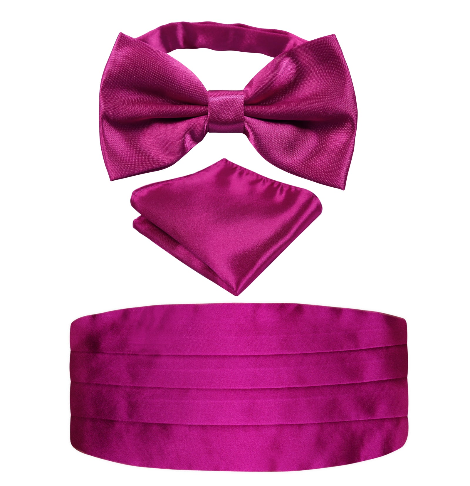 Men's Prom Bow Tie, Handkerchief and Cummerbund Set #132