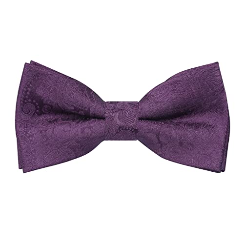 Boys Adjustable Pre-tied Paisley Bow Tie-081